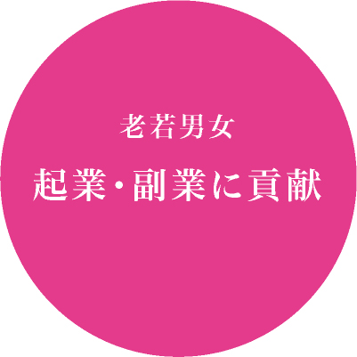 起業・独立に貢献